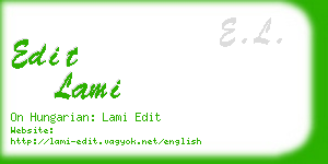 edit lami business card